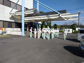 防災訓練の様子